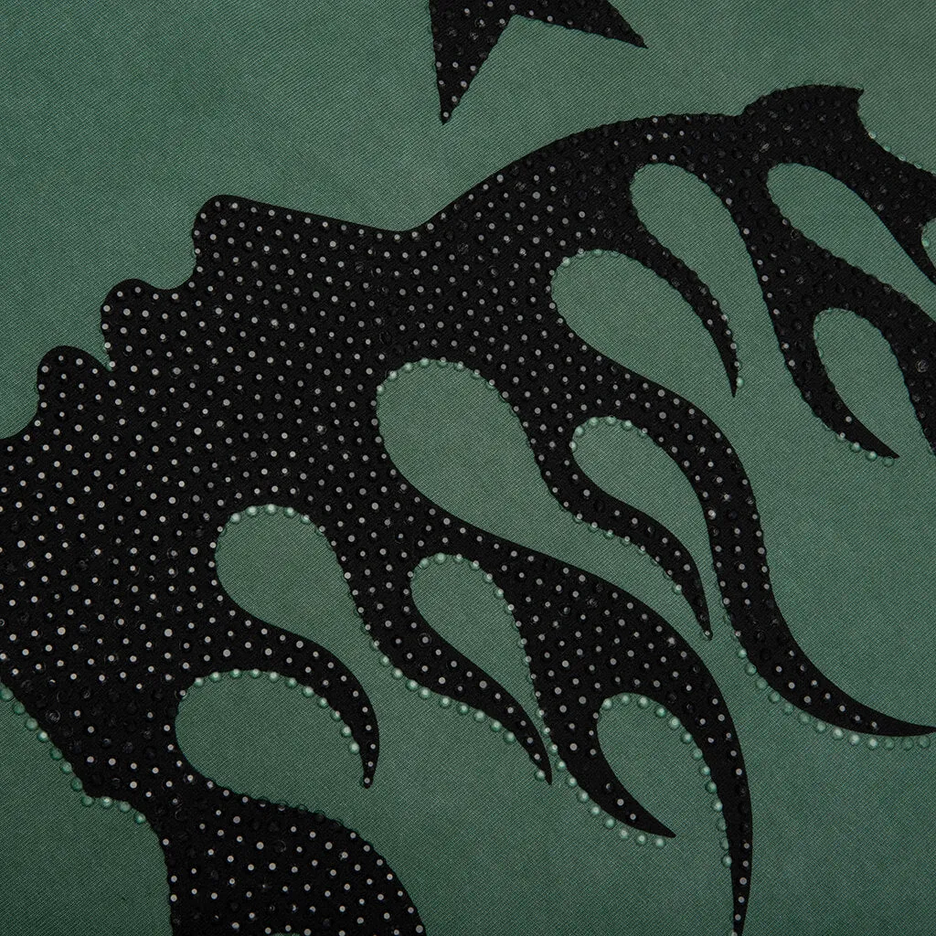 Classic Logo T-Shirt (Green) sold by TONS product image thumbnail 4