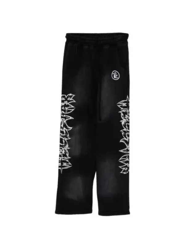 Stars Shine Graffiti Sweatpants (Black) made by Hellstar