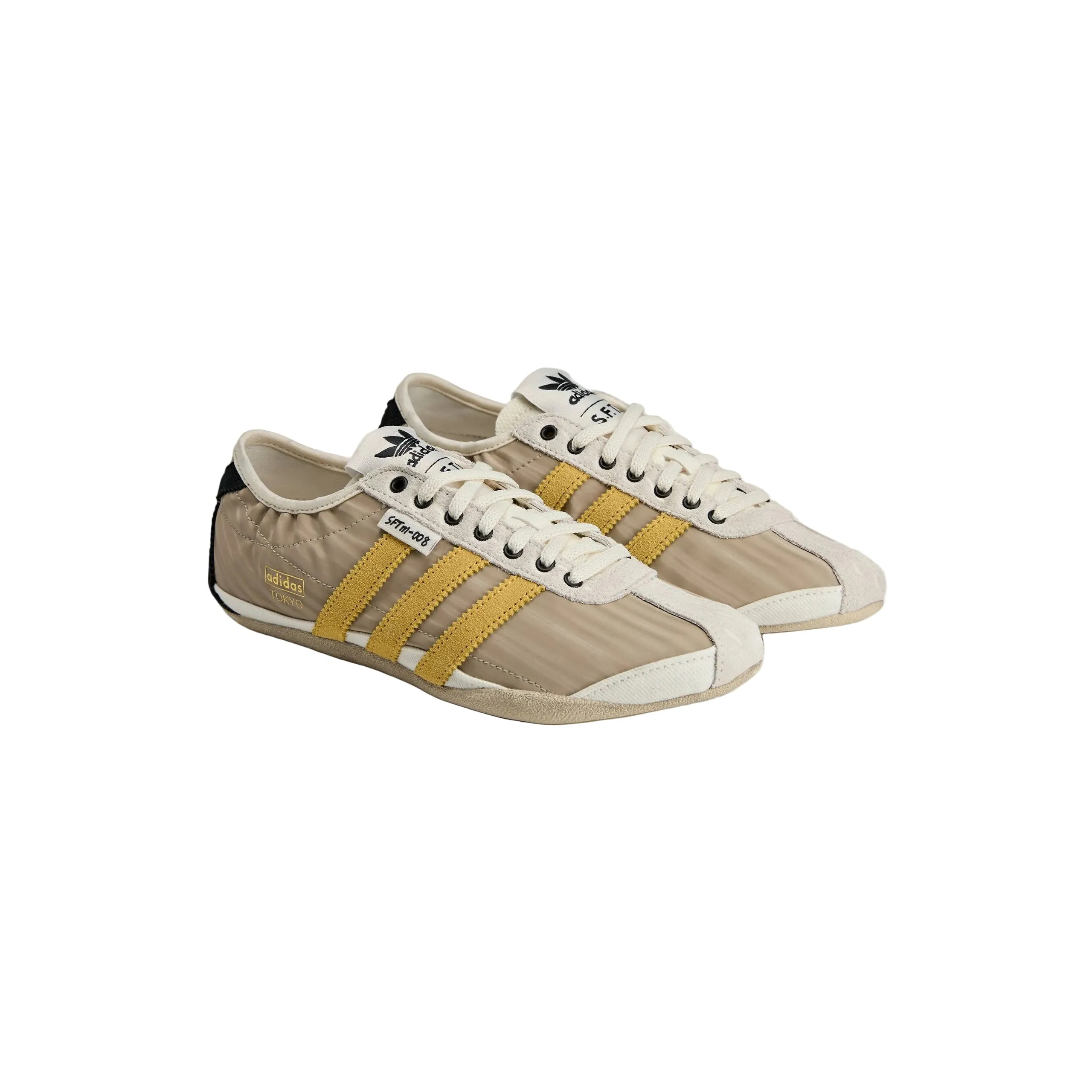 x Song For The Mute Women's Tokyo Sneakers (Off-White/Core Black/Yellow) sold by TONS product image thumbnail 3