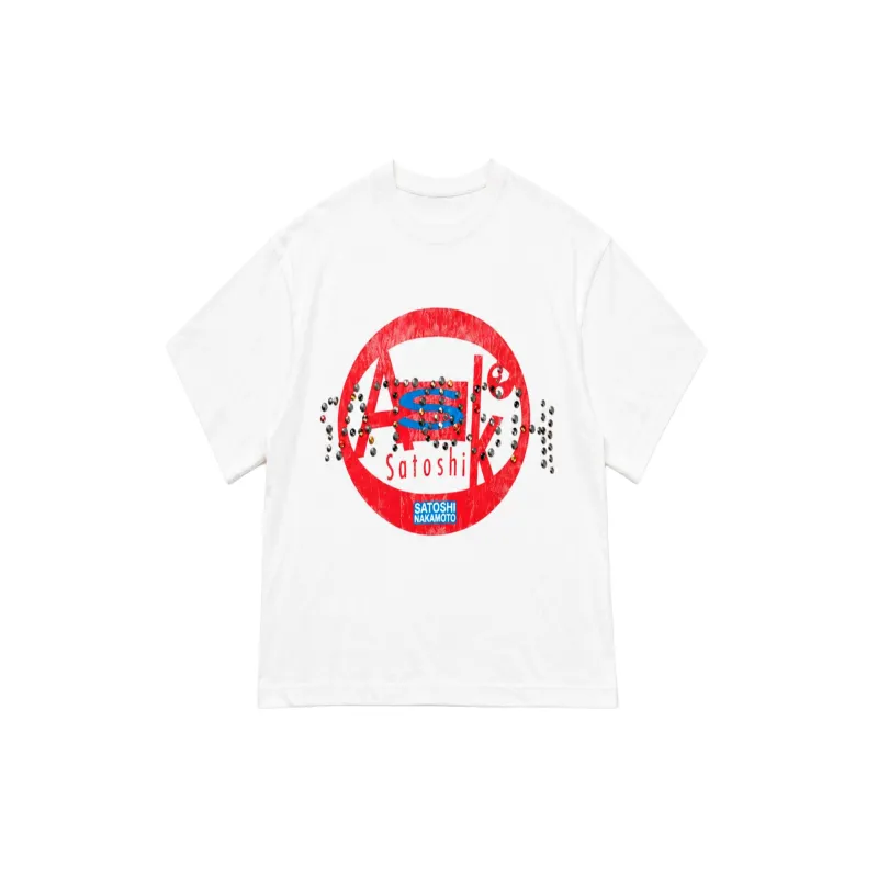 Ask Satoshi Tee (White) made by TONS