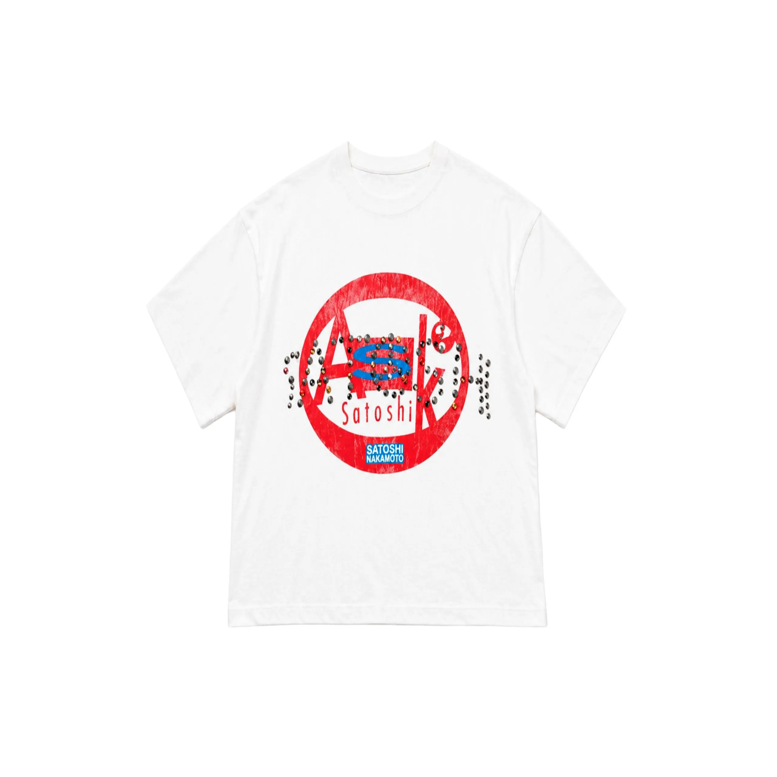 Ask Satoshi Tee (White) sold by TONS