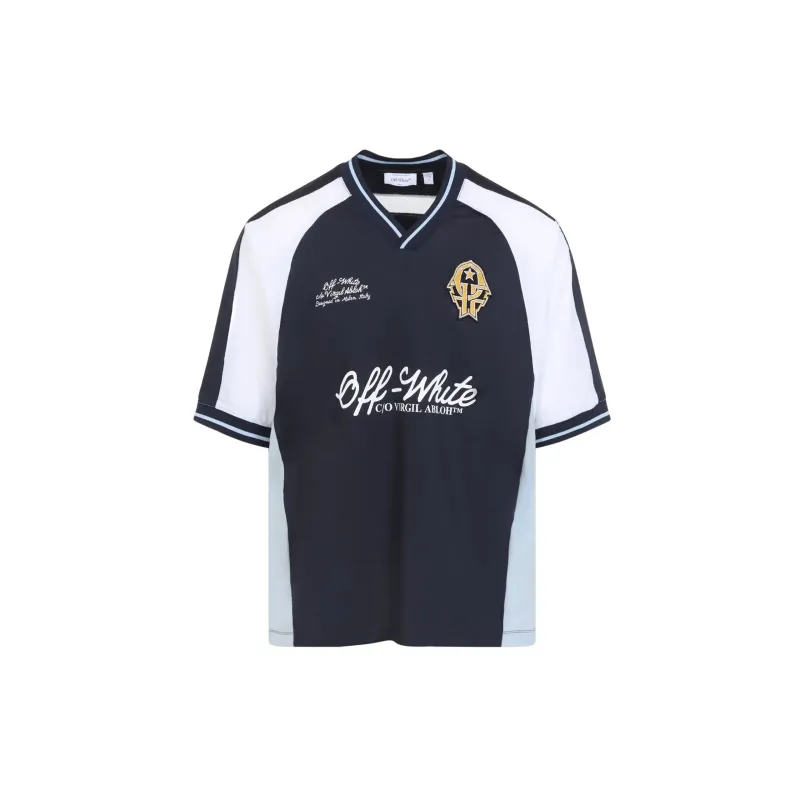 Royal Team Soccer Short Sleeve  T-shirt (Night Sky) made by Off-White