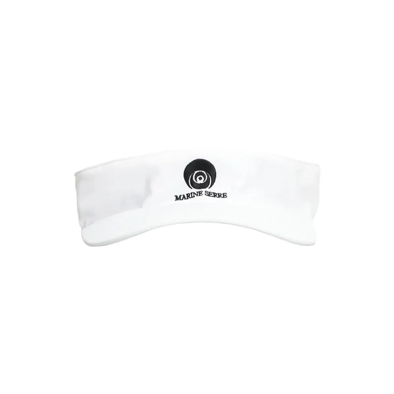 Moon Printed Athleisure Visor (Optical White) made by Marine Serre