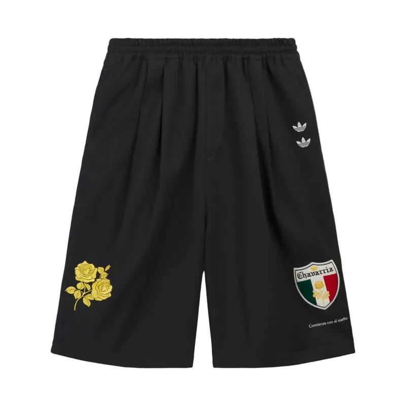 x Willy Chavarria Long Twill Shorts (Black) made by Adidas