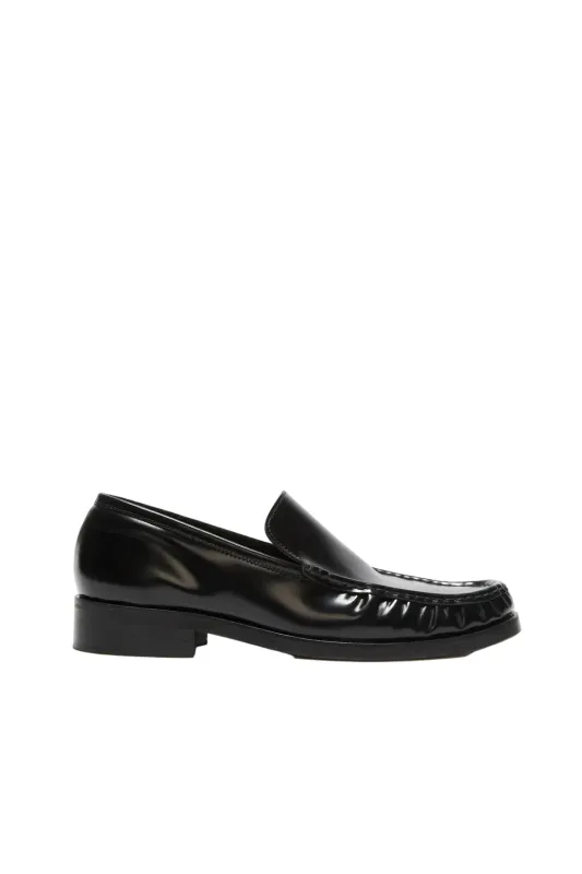 Women's Leather Loafers (Black) made by Acne Studios