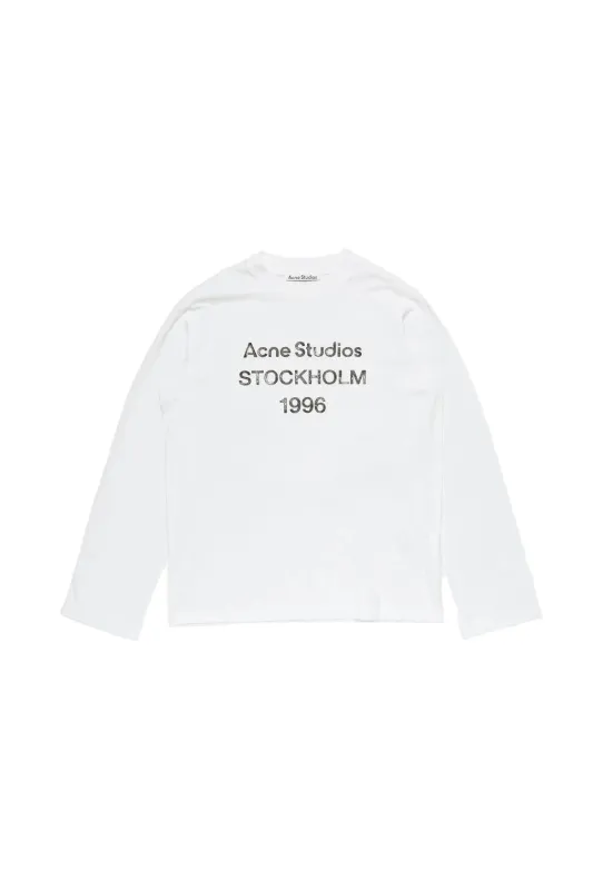 Logo 1996 Long Sleeve T-Shirt (Off White) made by Acne Studios