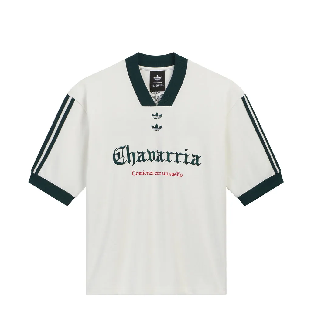 x Willy Chavarria Soccer Tee (Off White) sold by TONS