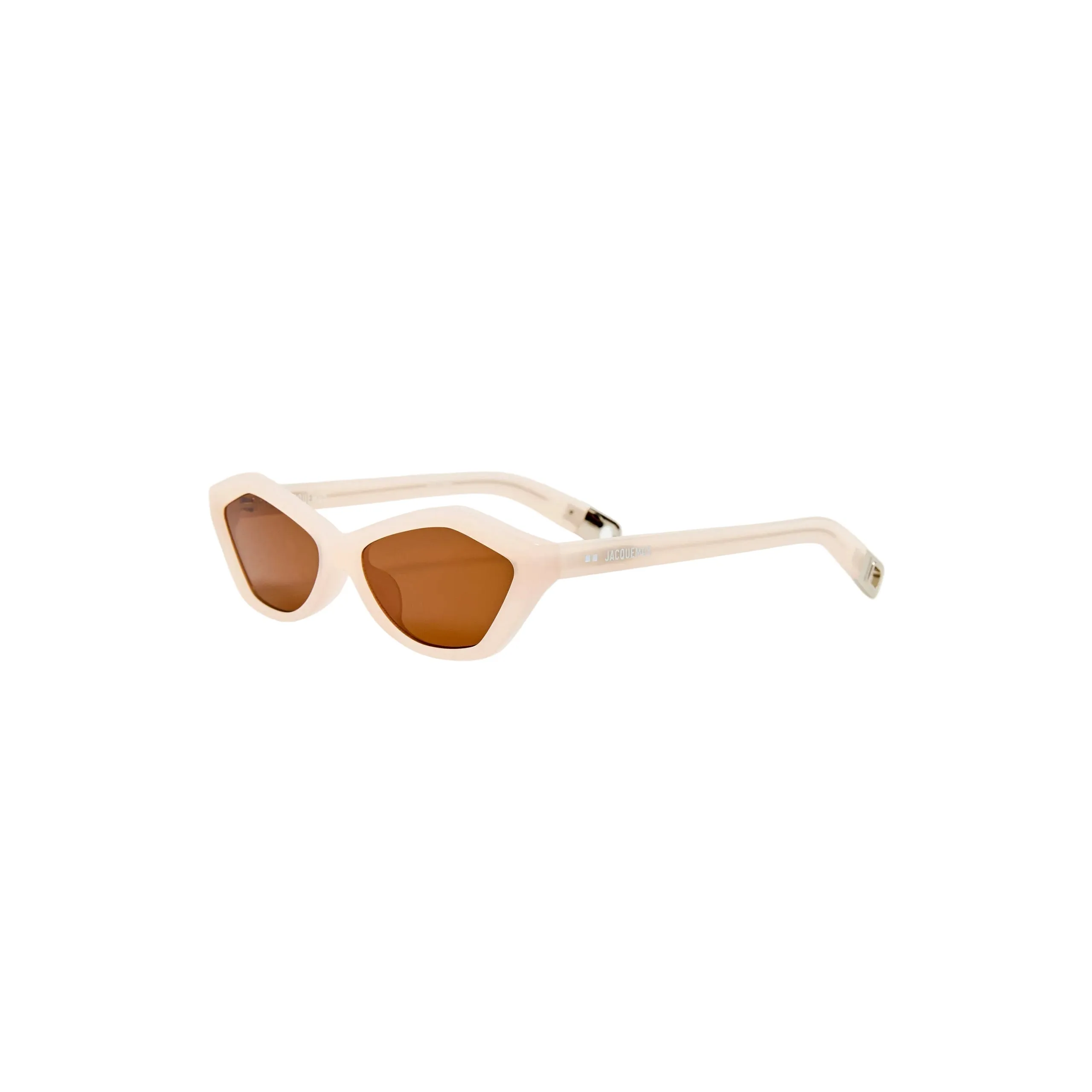 x Jacquemus Bambino Sunglasses (Pearl/Silver/Chocolate) sold by TONS product image thumbnail 4
