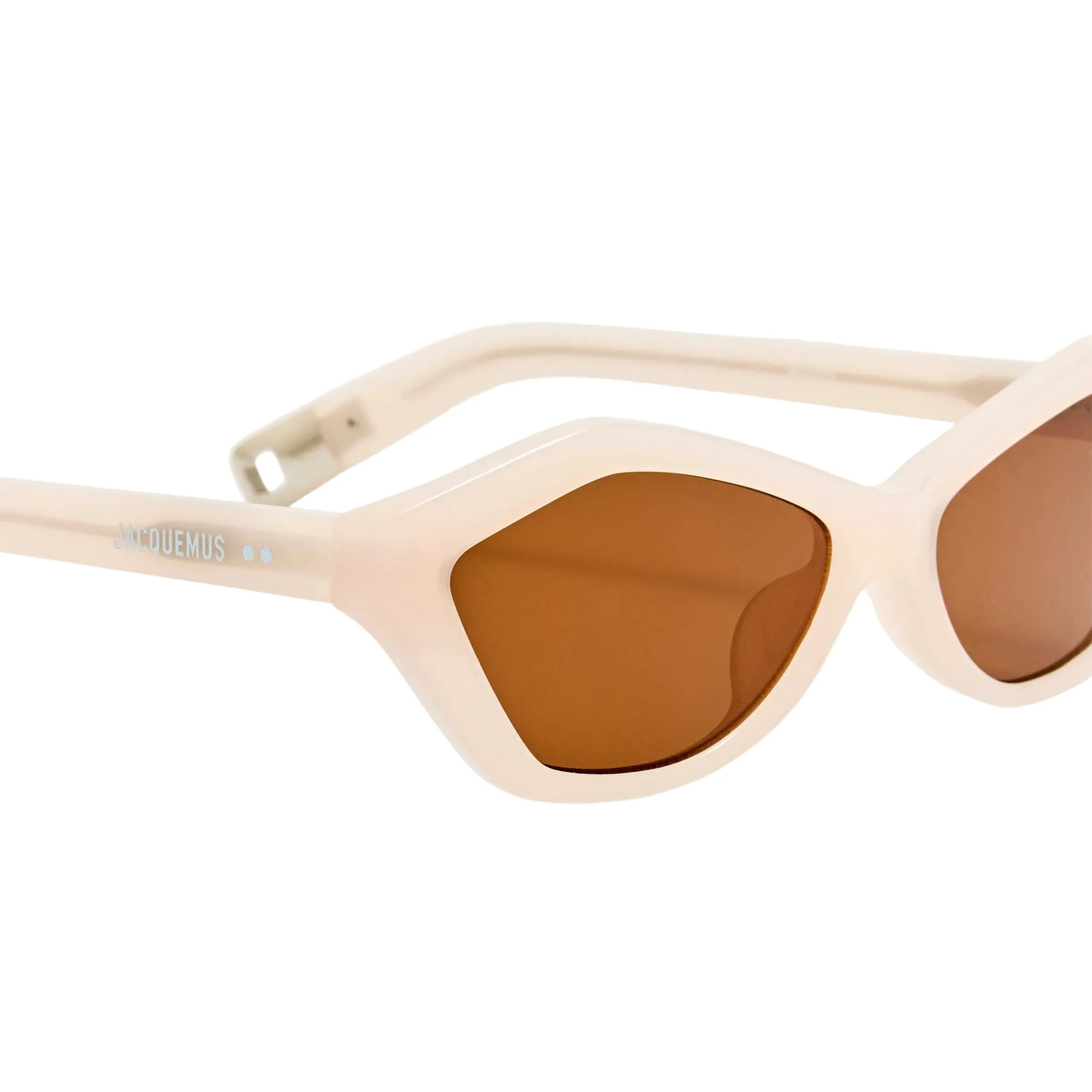 x Jacquemus Bambino Sunglasses (Pearl/Silver/Chocolate) sold by TONS product image thumbnail 2