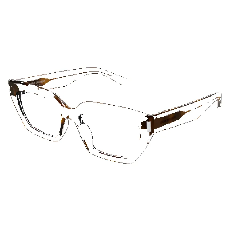 Strong Cat Eye Shape Sunglasses (Havana/Grey) made by Yves Saint Laurent