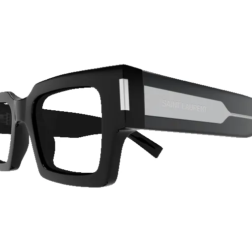 Squared Sharp Shape Sunglasses (Black/Crystal/Grey) sold by TONS product image thumbnail 3