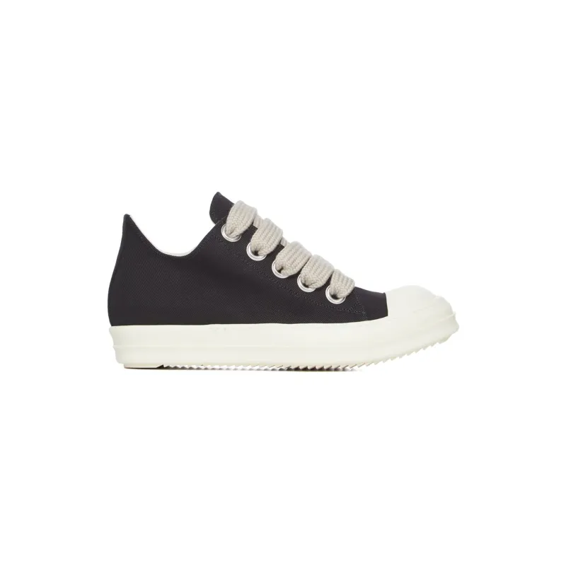 Jumbolace Low Sneakers (Black/Milk) made by Rick Owens