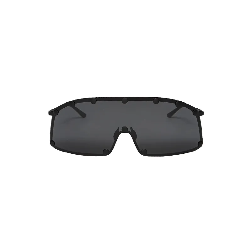 Shielding Sunglasses (Black Temple) made by Rick Owens
