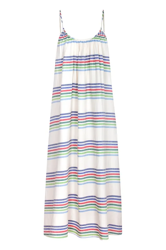Ophelia Dress - Vela Stripe made by Untitled in Motion