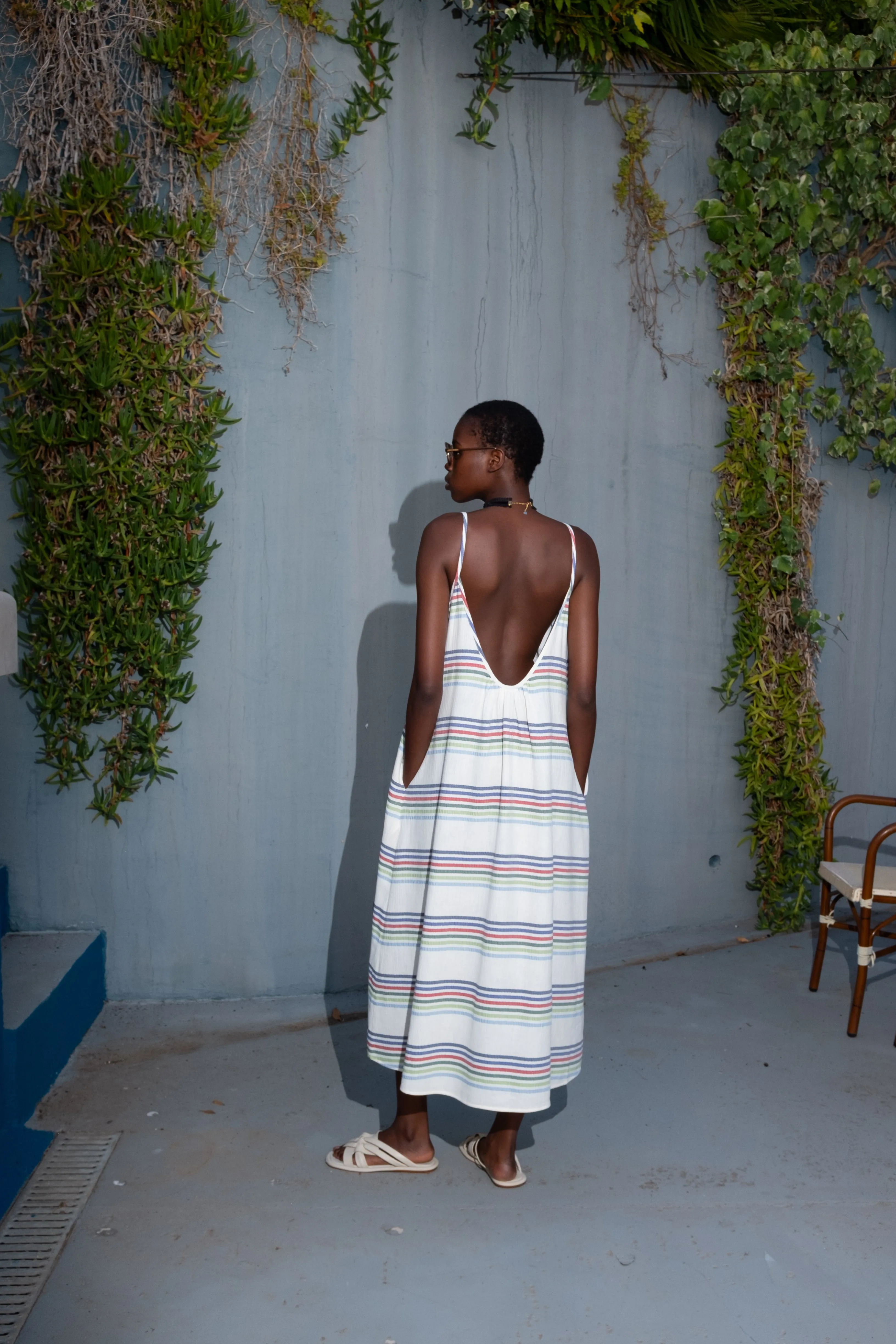 Ophelia Dress - Vela Stripe sold by Untitled in Motion product image thumbnail 3