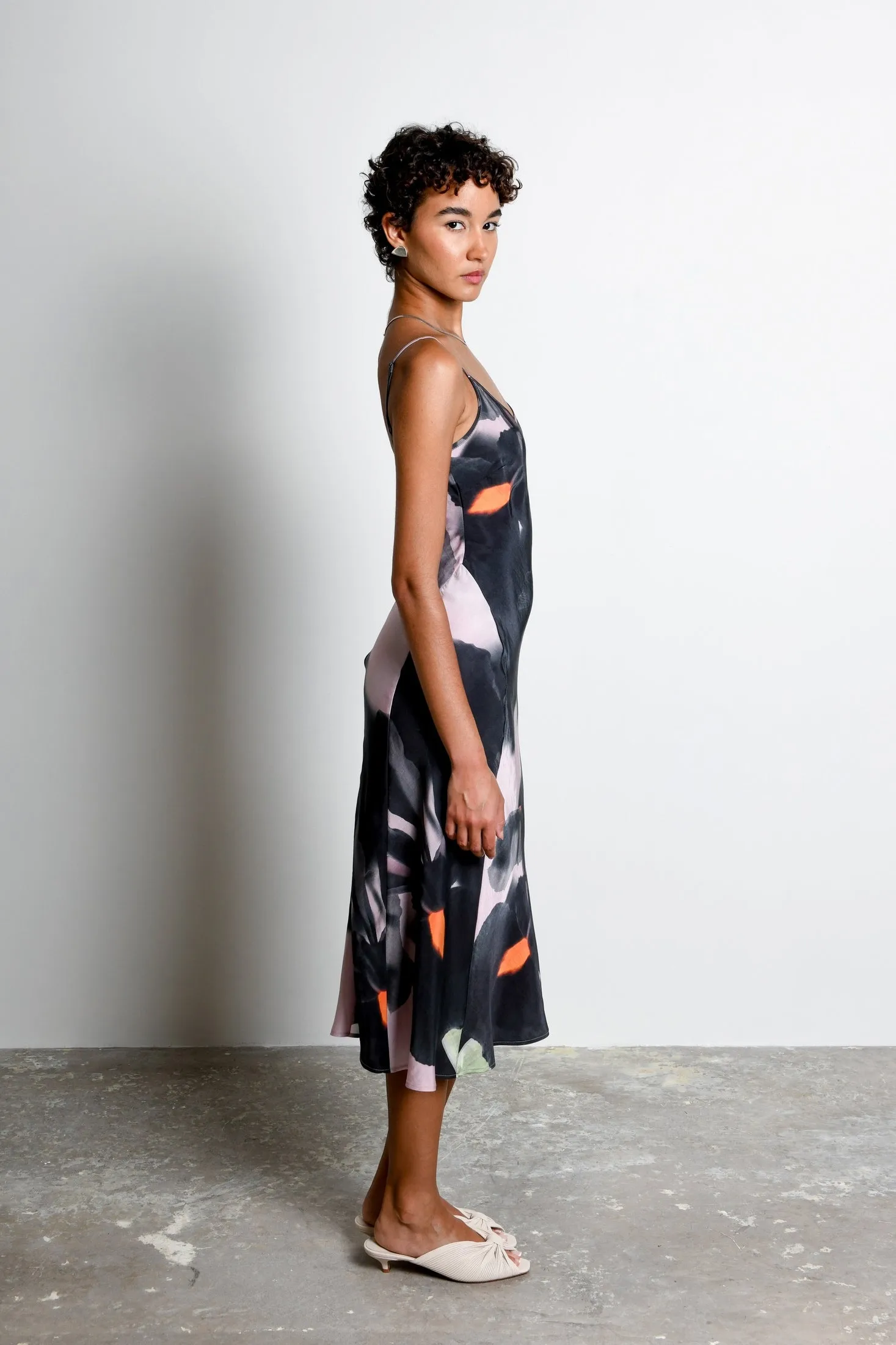 Noir Slip Dress - Shadow Iris sold by Untitled in Motion product image thumbnail 3