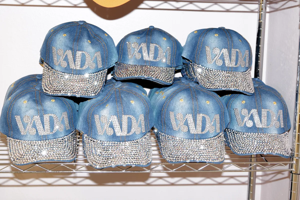 Rhinestone Vada Hat made by VADA
