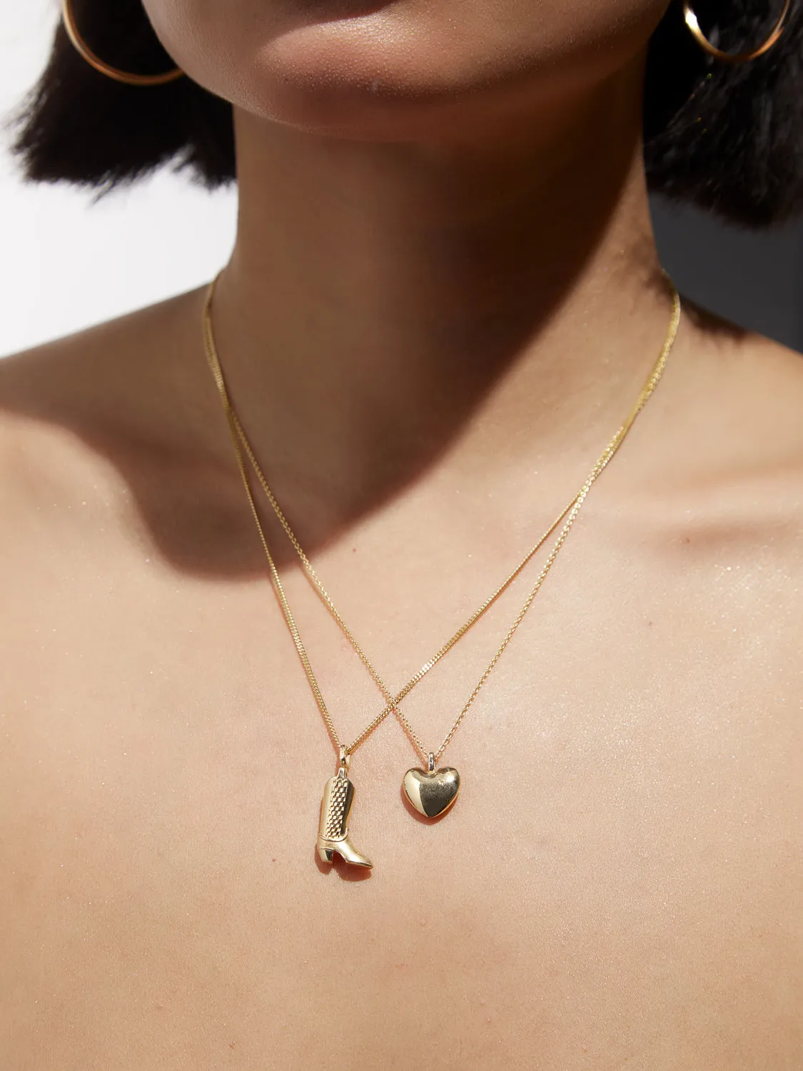 PUFFY HEART PENDANT sold by VADA