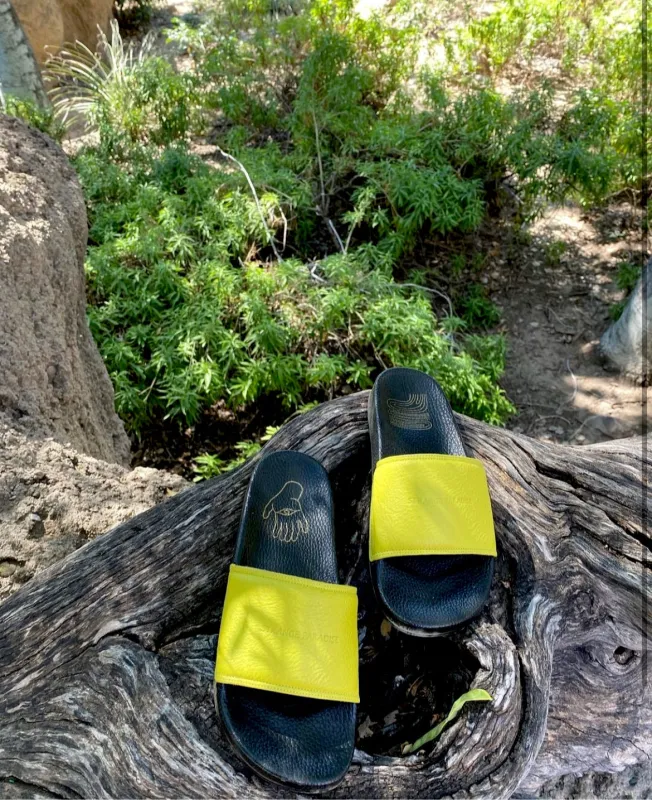 VADA X Strange Paradise Leather Slides sold by VADA