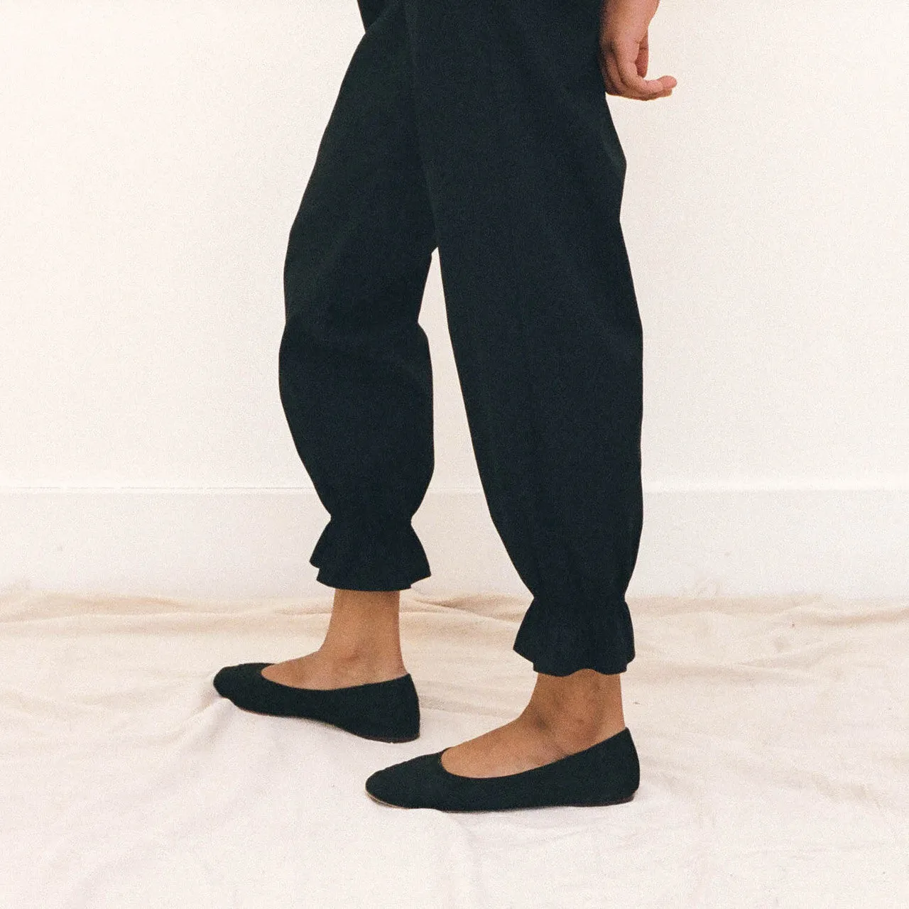 Black Cotton Bloomer Pants sold by Salter House product image thumbnail 2