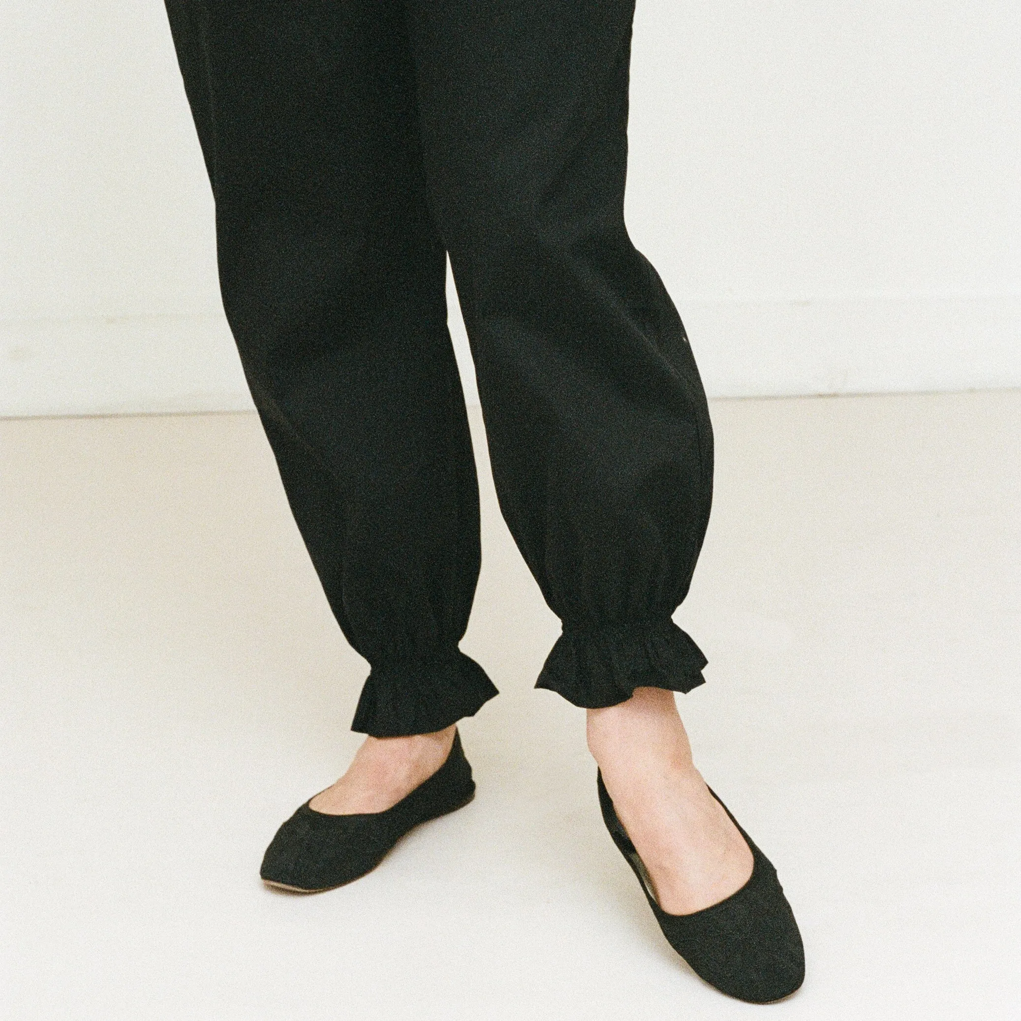 Black Cotton Bloomer Pants sold by Salter House product image thumbnail 5