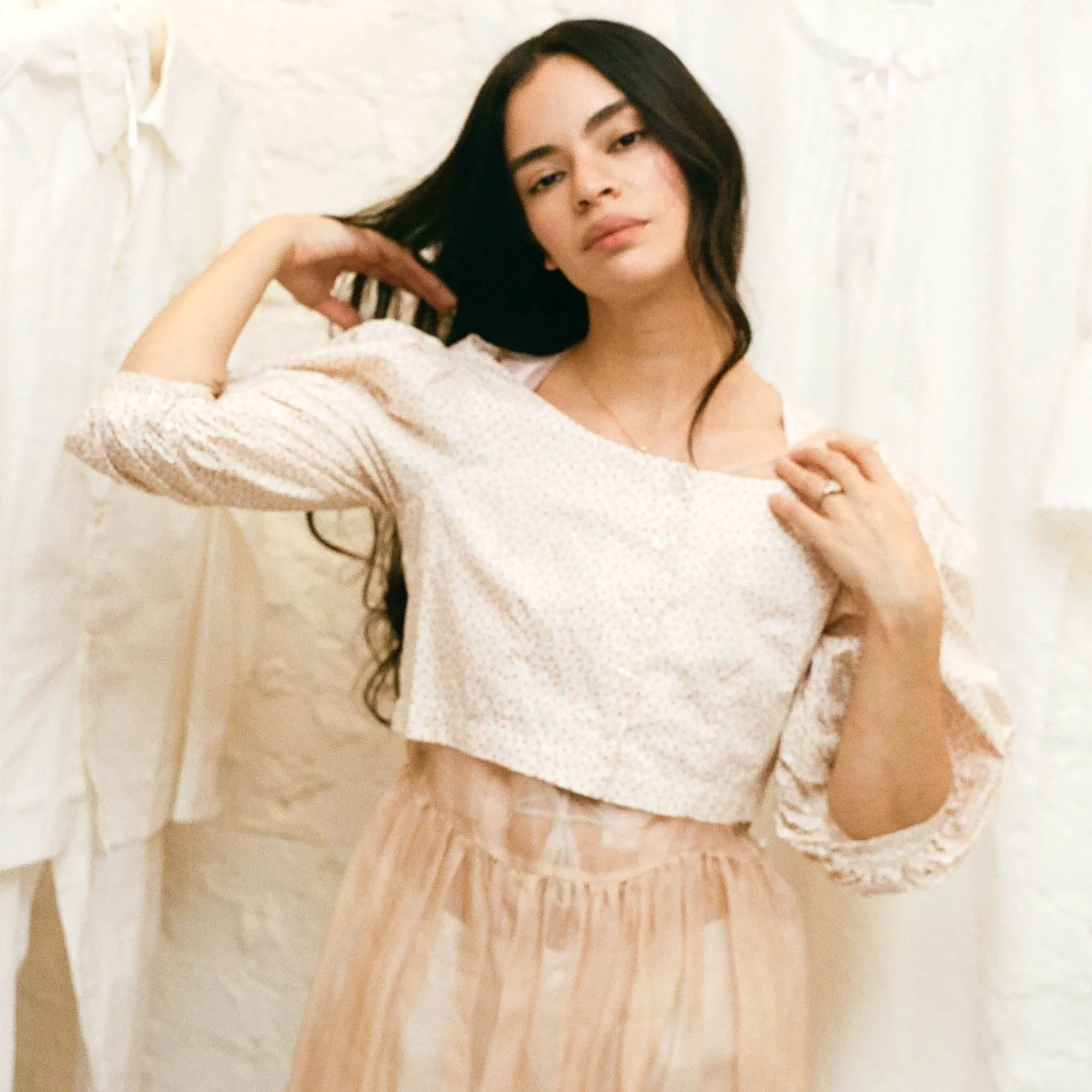 Emma Blouse Pink Primrose (20% off) sold by Salter House product image thumbnail 4