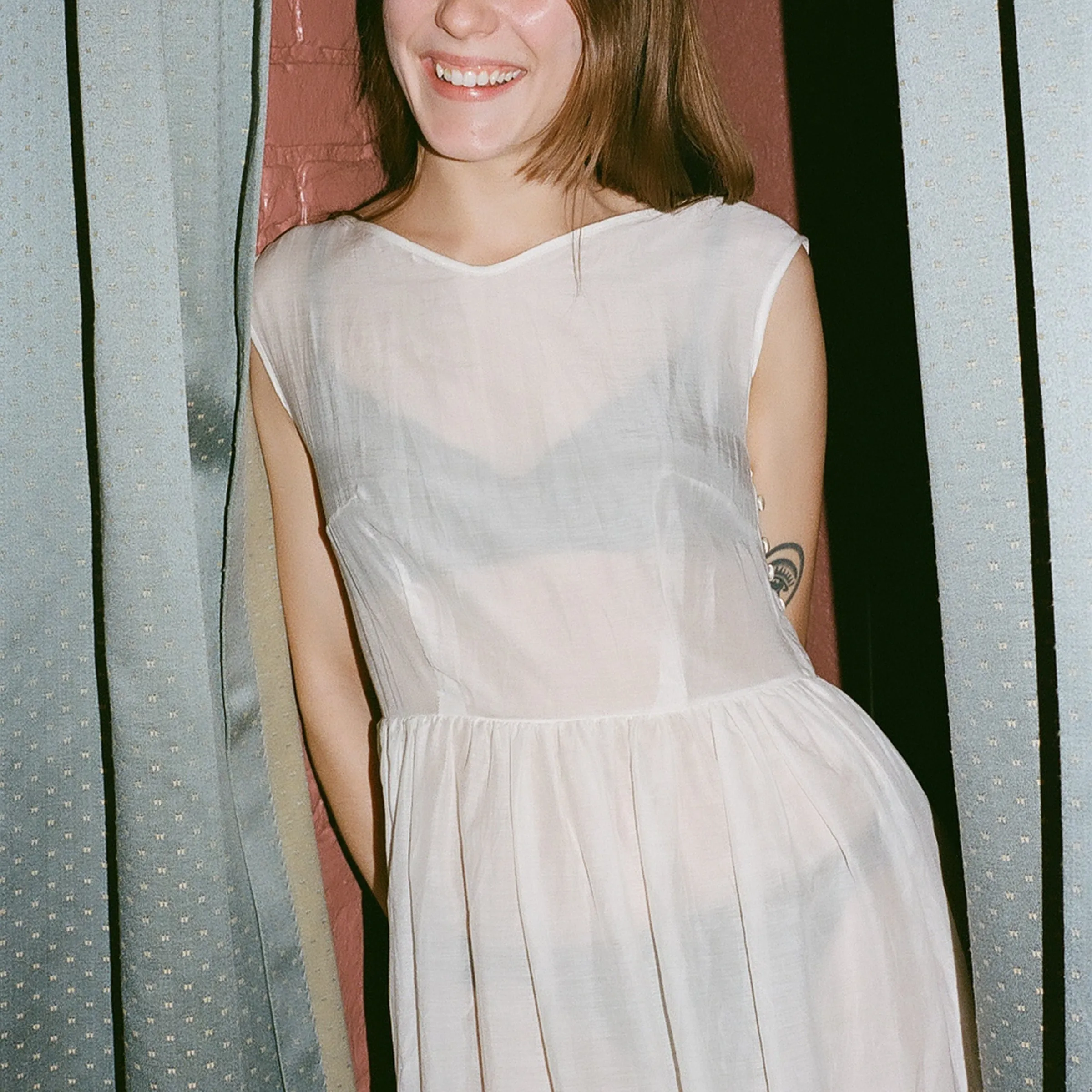 Silk & Cotton Ghost Dress sold by Salter House product image thumbnail 2