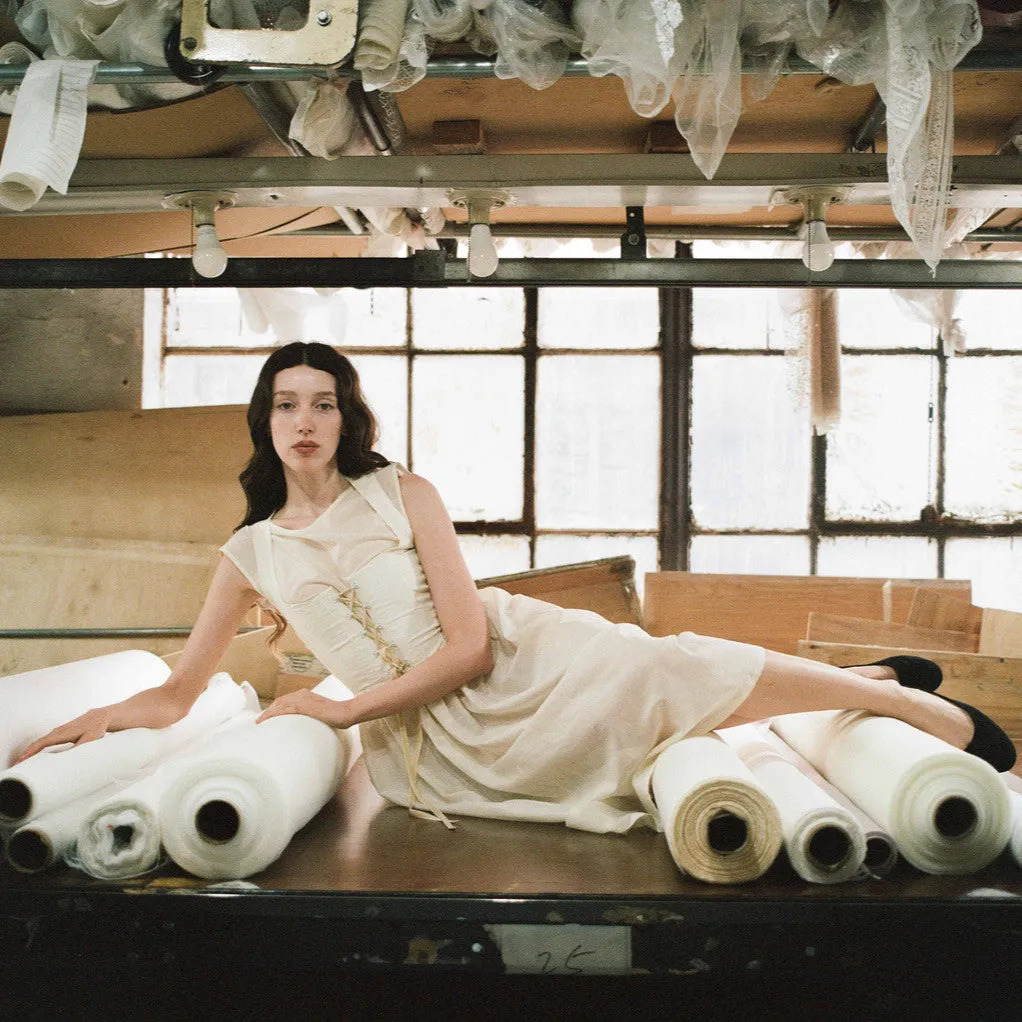 Silk & Cotton Ghost Dress sold by Salter House product image thumbnail 4