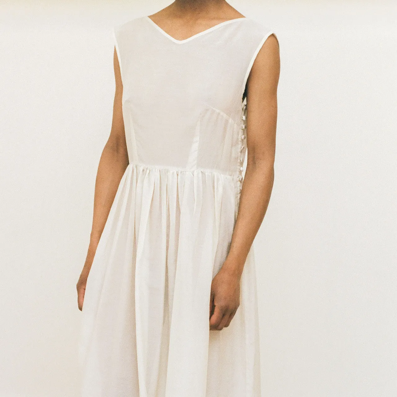 Silk & Cotton Ghost Dress sold by Salter House