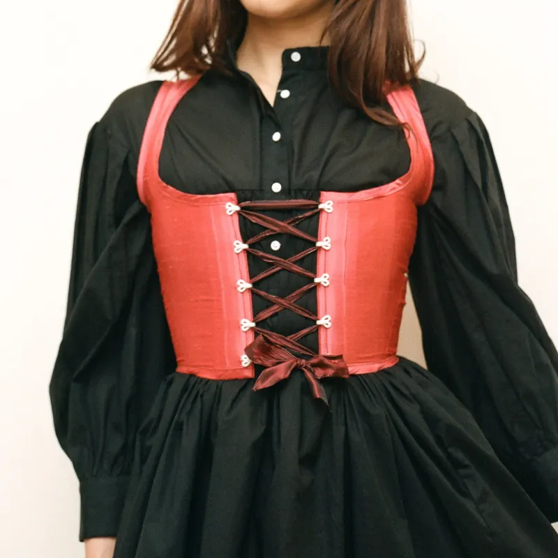 Rosehip Silk Corset (10% off) sold by Salter House