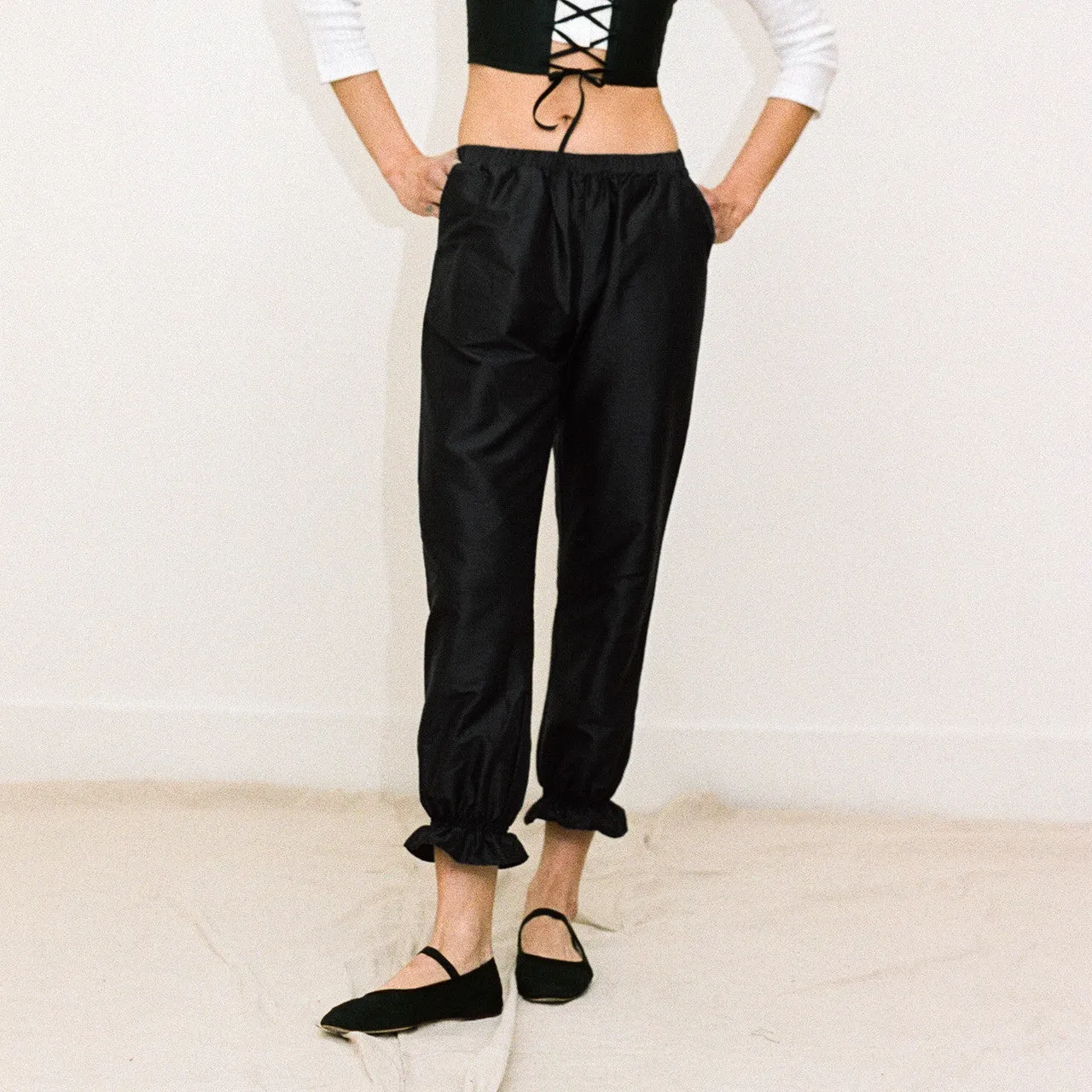 Black Silk Bloomers sold by Salter House product image thumbnail 4