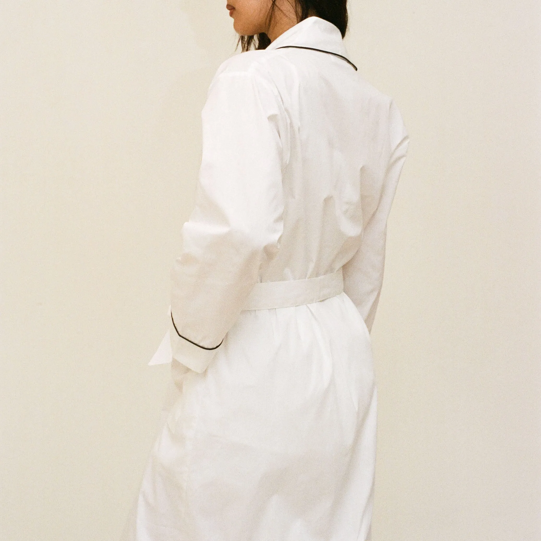 Piped Cotton Robe sold by Salter House product image thumbnail 5