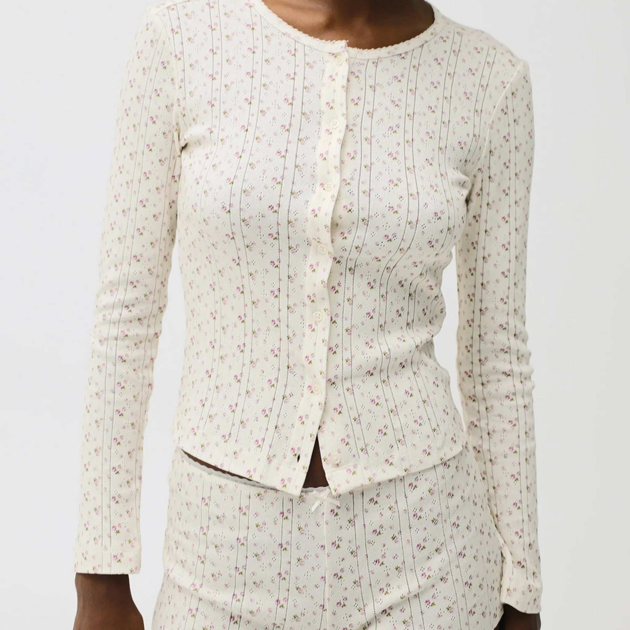 Cou Cou English Rose Cotton Cardigan sold by Salter House product image thumbnail 2