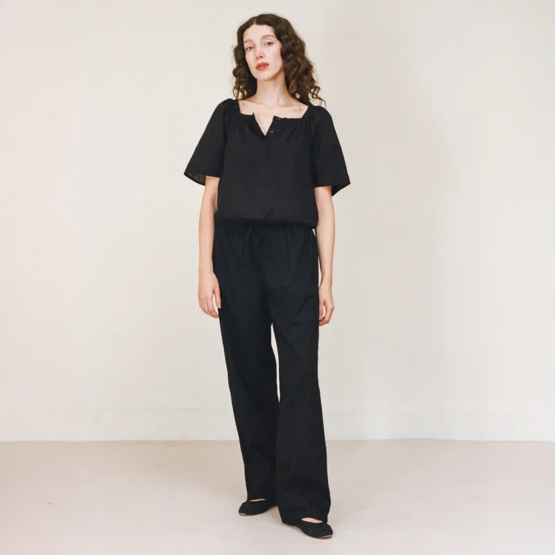 The Wendy Pant, Black sold by Salter House