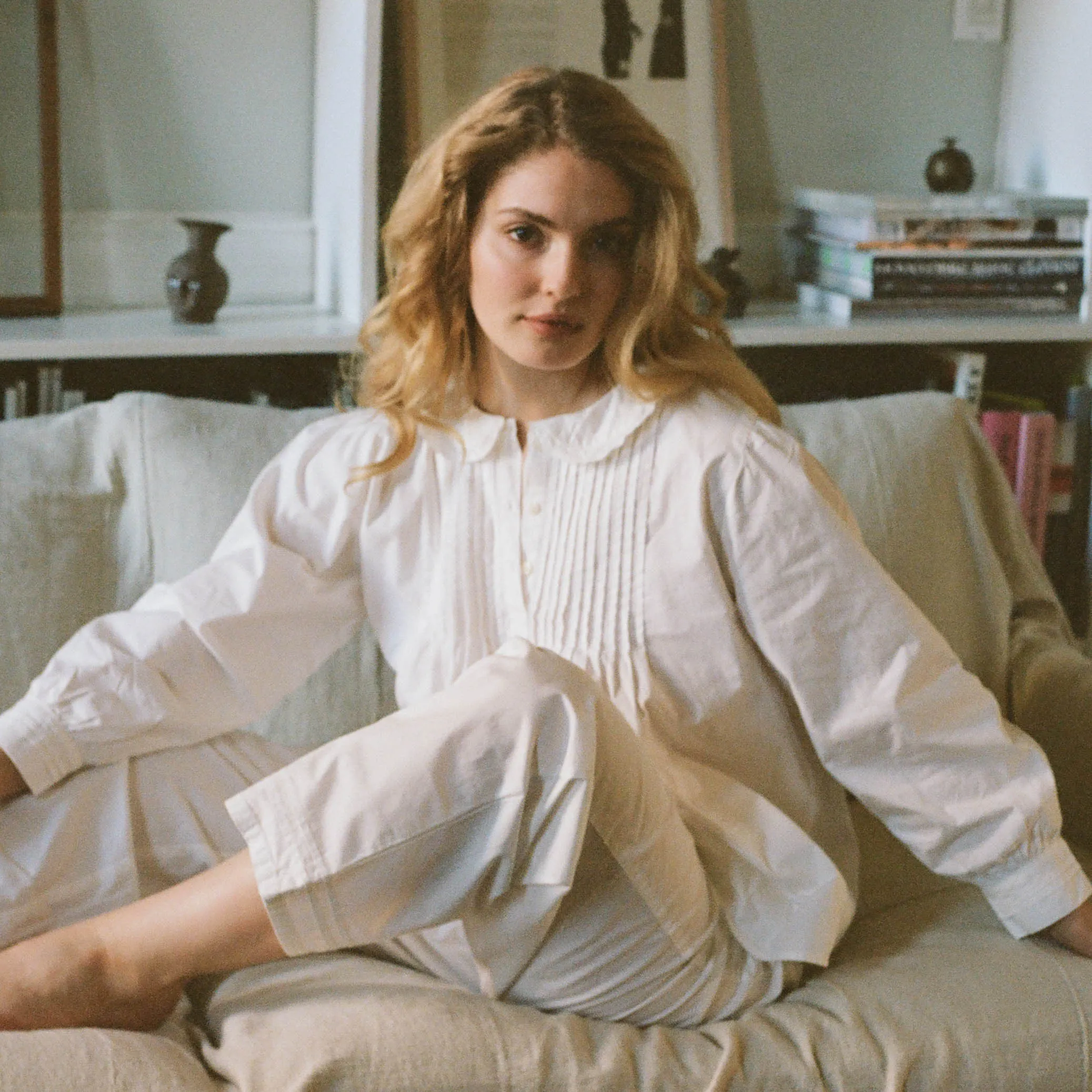 The Wendy Pant, White sold by Salter House product image thumbnail 2