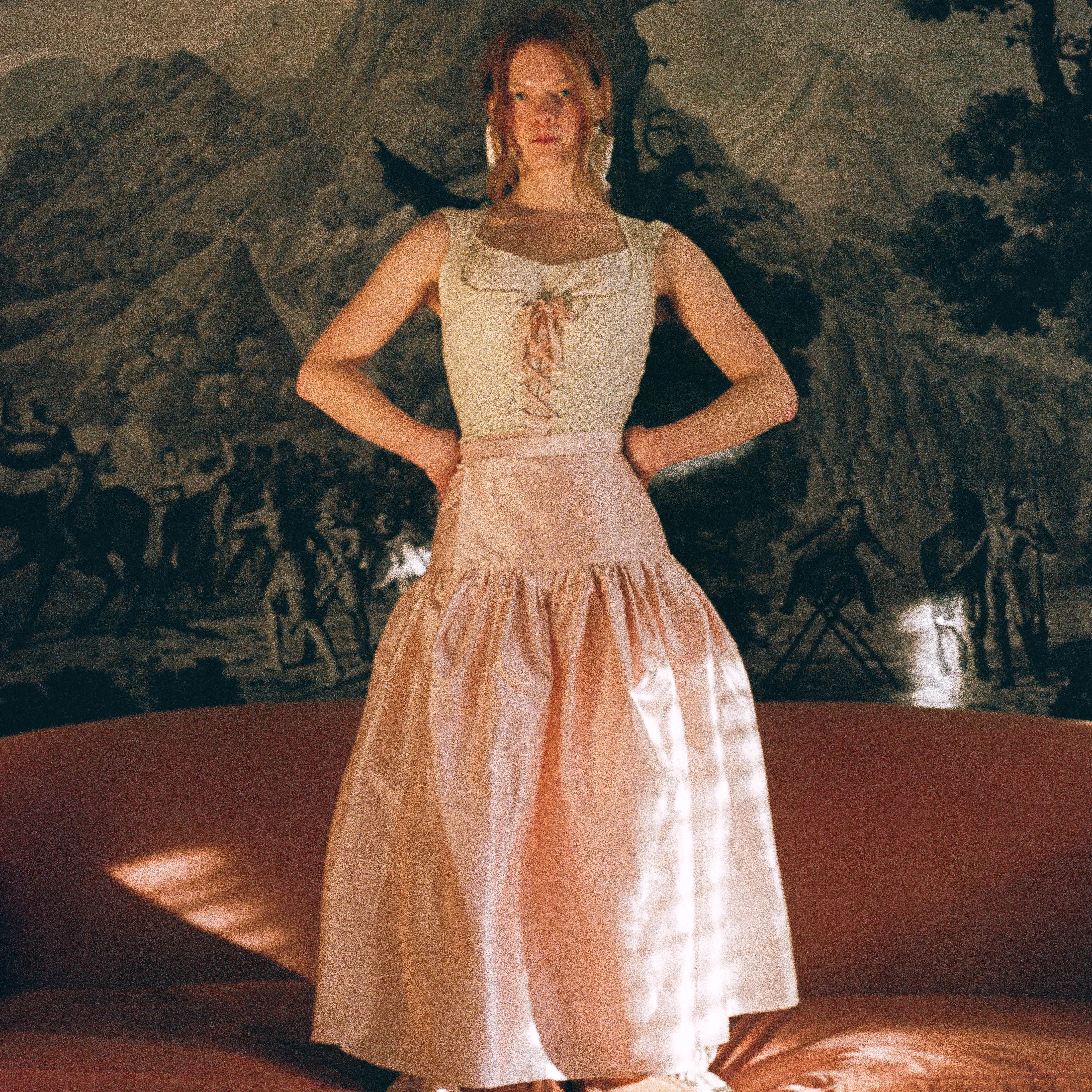 Petal Silk Wrap Skirt sold by Salter House product image thumbnail 5