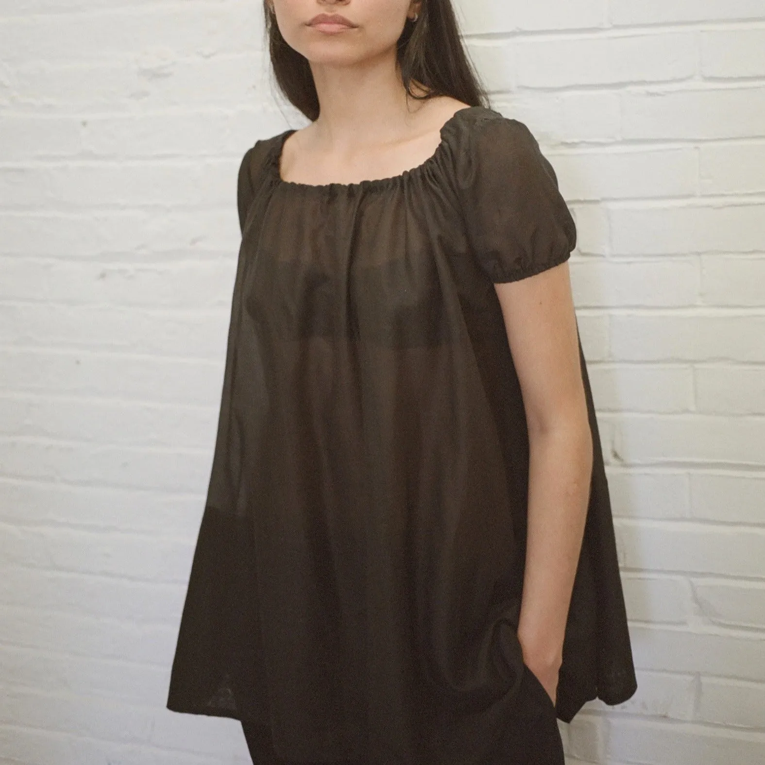 Chemise Dress, Black sold by Salter House product image thumbnail 5