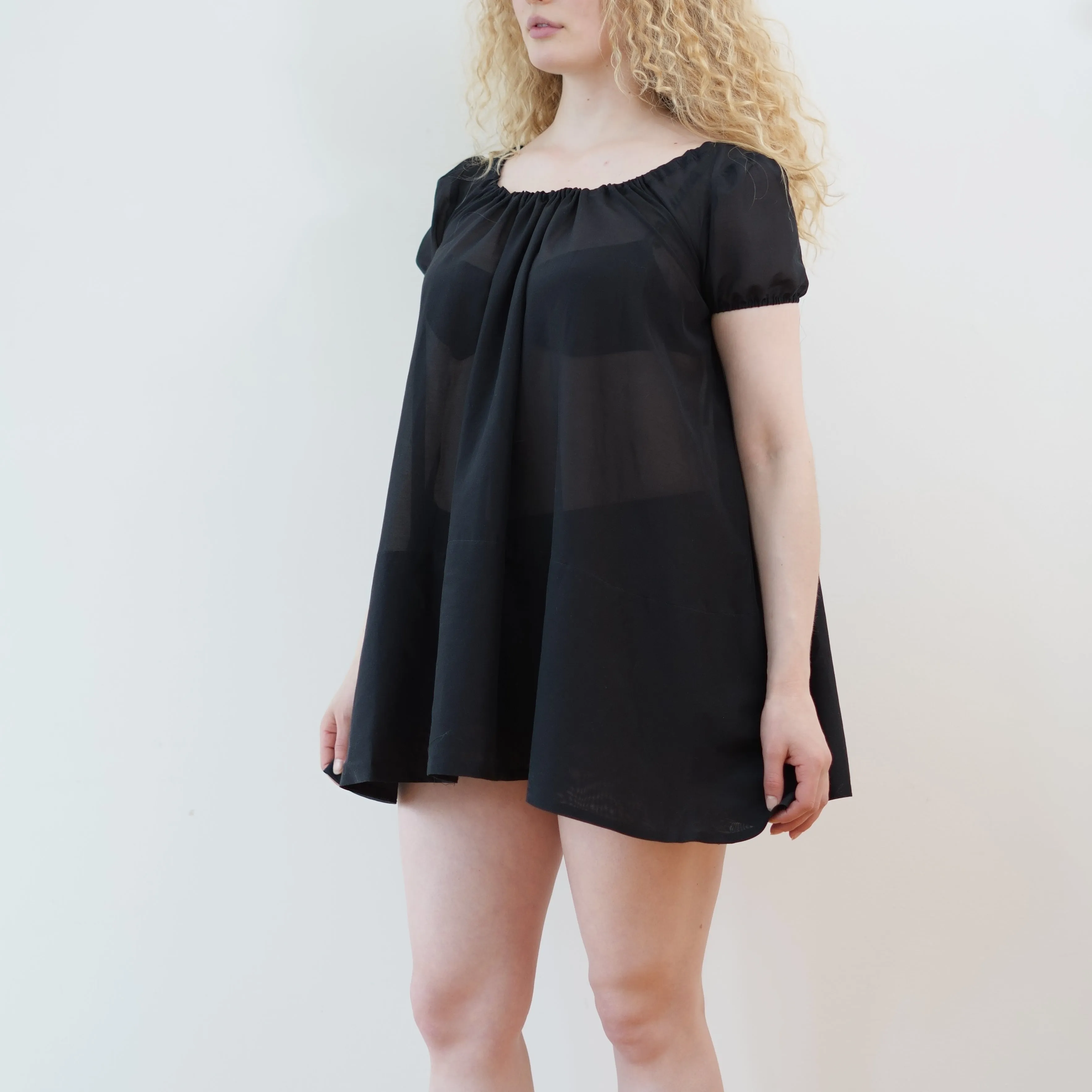 Chemise Dress, Black sold by Salter House product image thumbnail 3