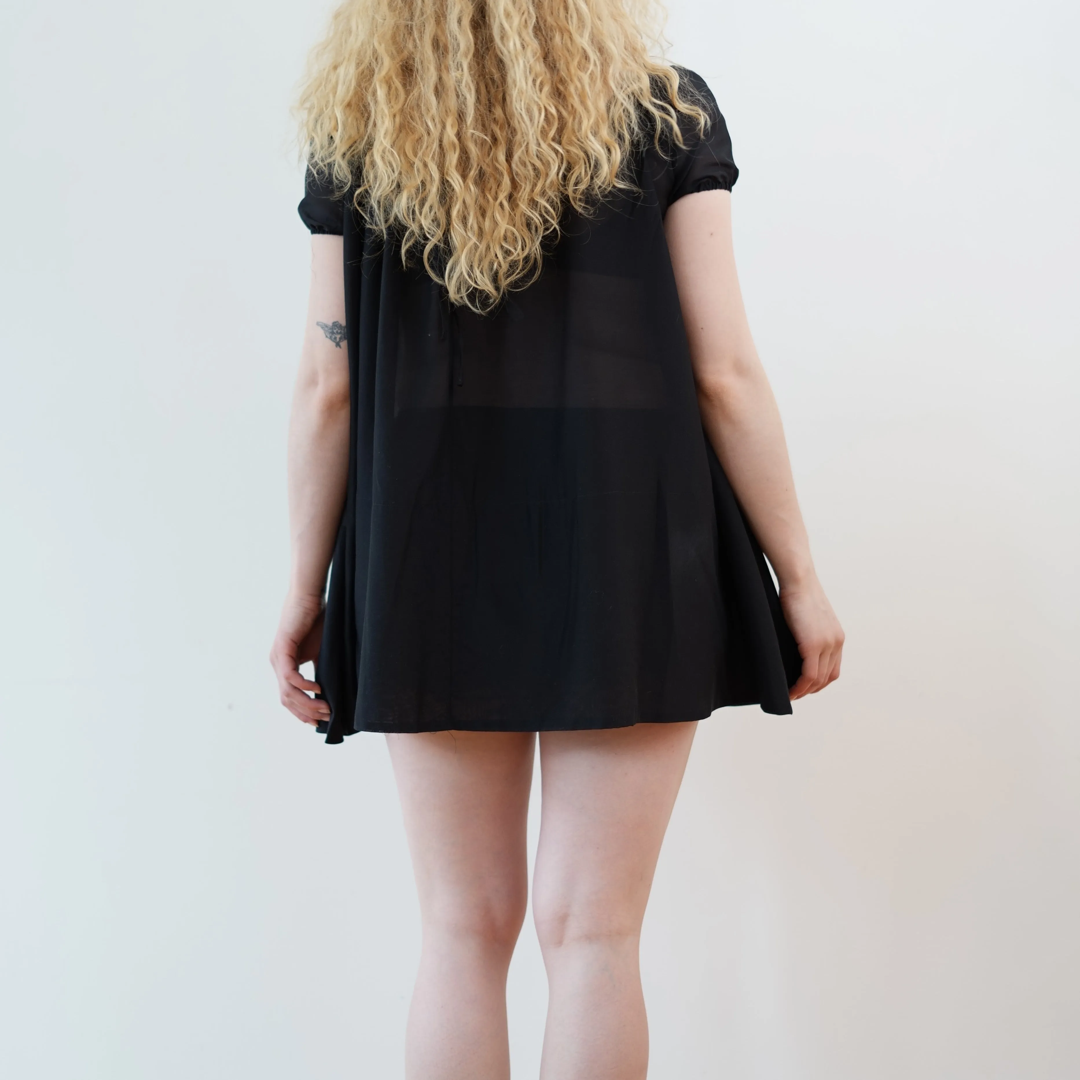 Chemise Dress, Black sold by Salter House product image thumbnail 4