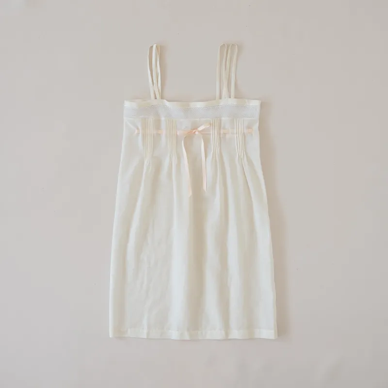 Torchon Lace Dress, Ivory made by Salter House