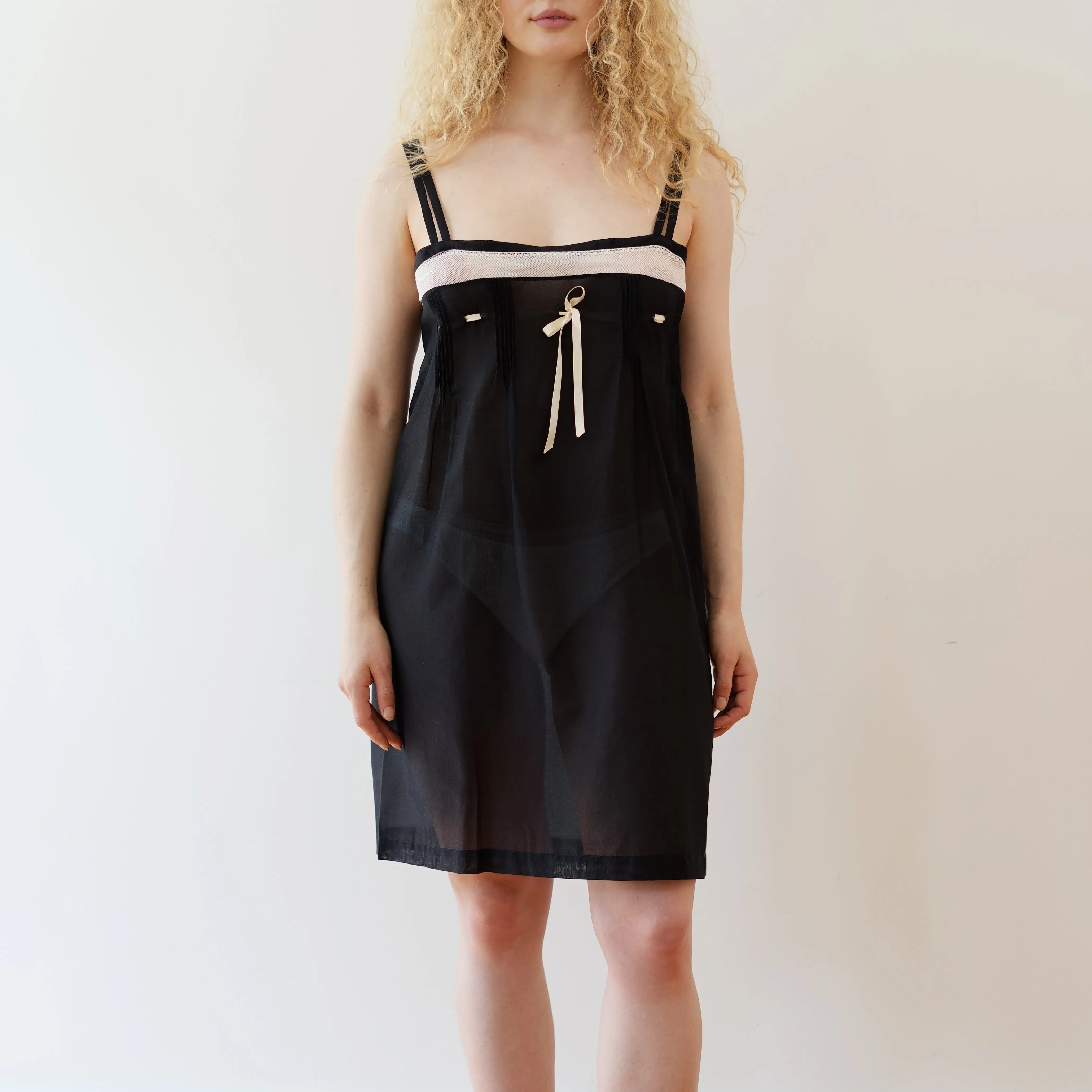 Torchon Lace Dress, Black sold by Salter House product image thumbnail 4