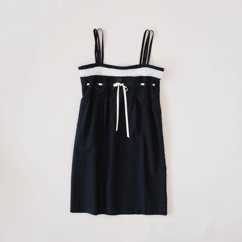Torchon Lace Dress, Black made by Salter House