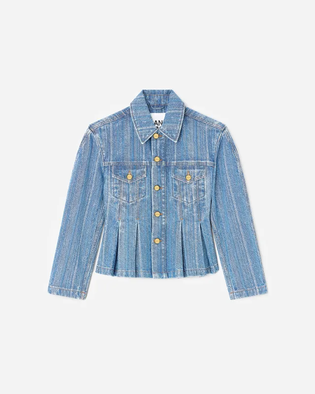 Structured Denim Fitted Jacket made by NAKED CPH