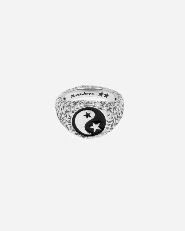Enameled Yin Yang Ring sold by NAKED CPH