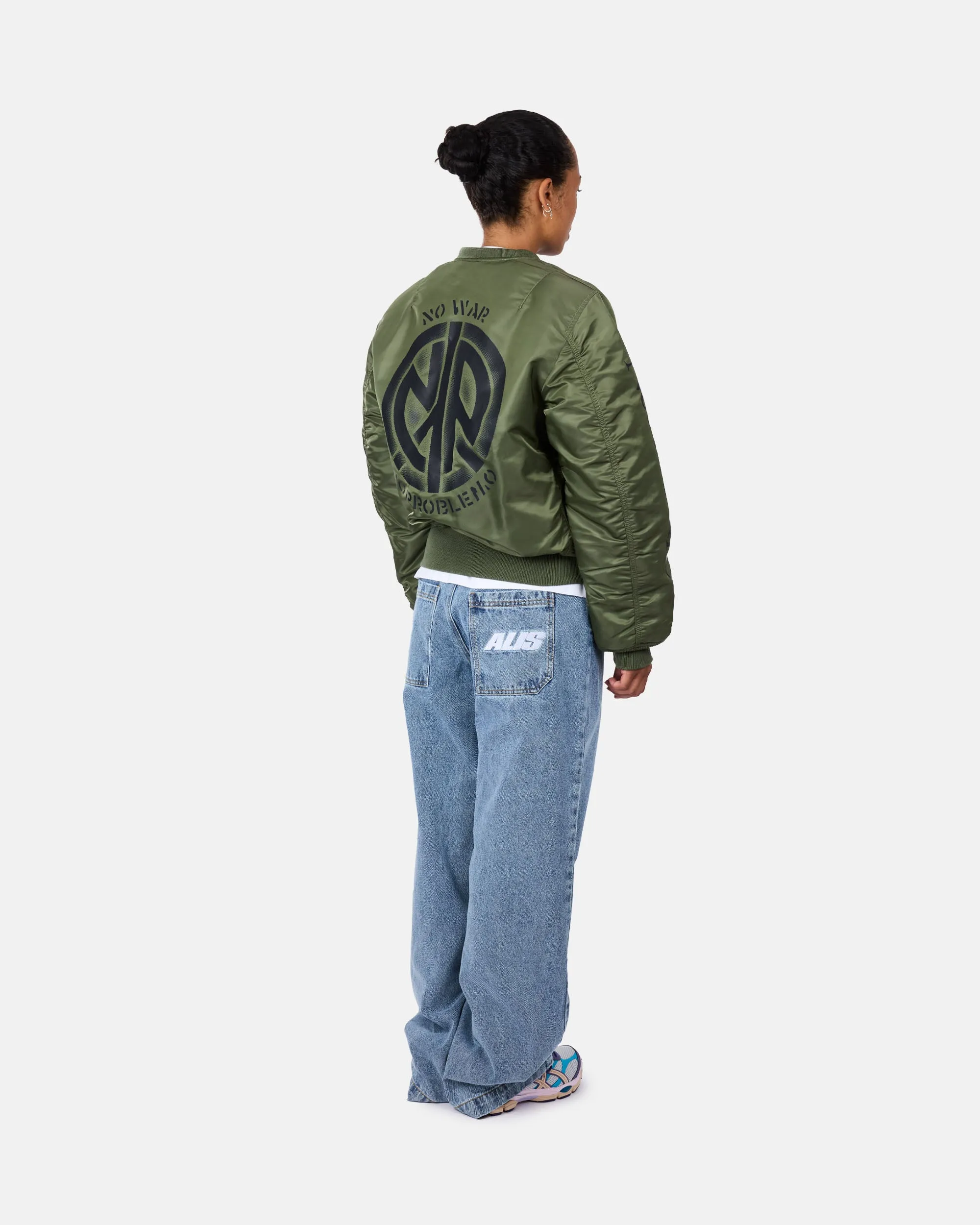 Alpha Industries No War MA-1 Jacket sold by NAKED CPH product image thumbnail 5