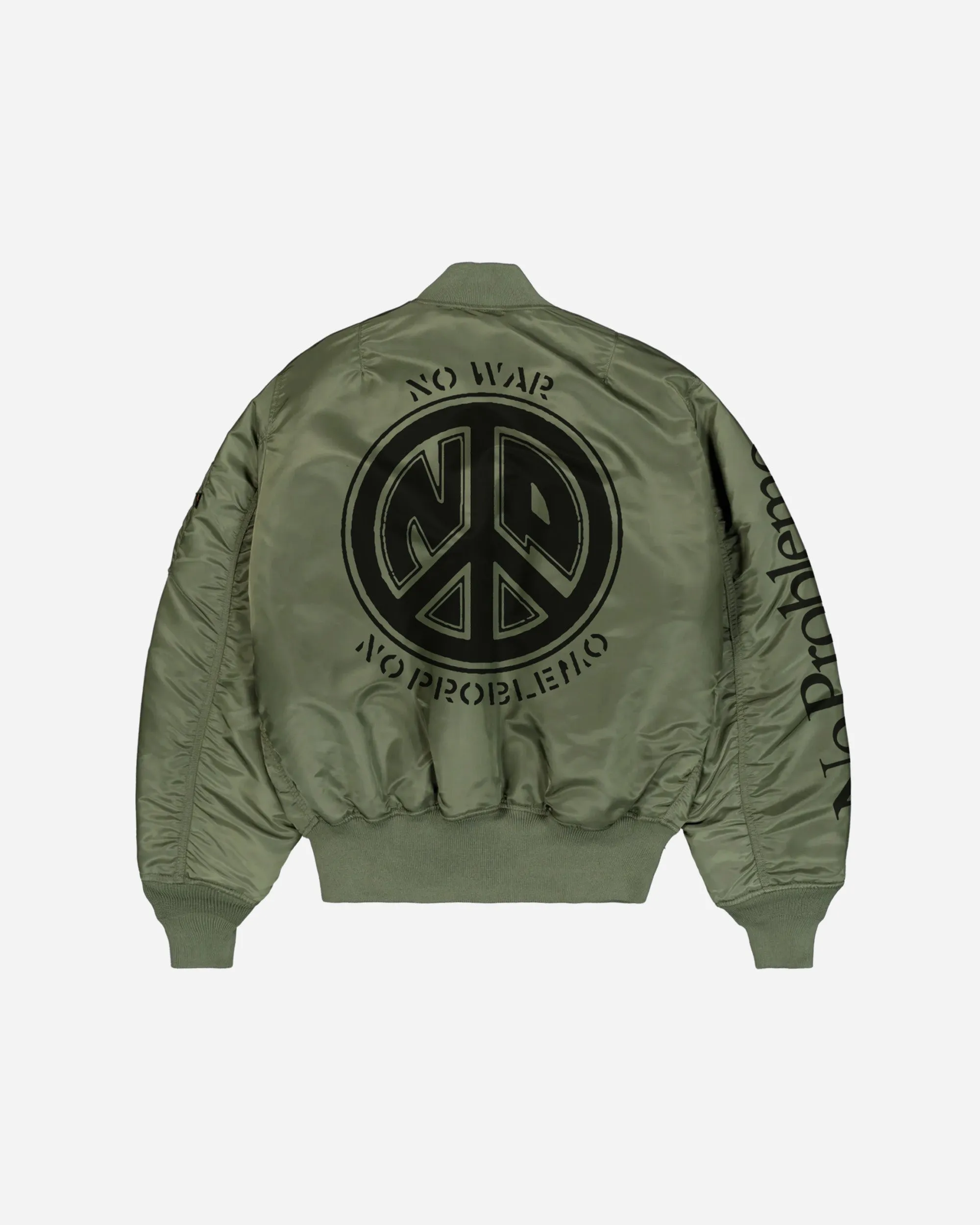 Alpha Industries No War MA-1 Jacket sold by NAKED CPH product image thumbnail 3