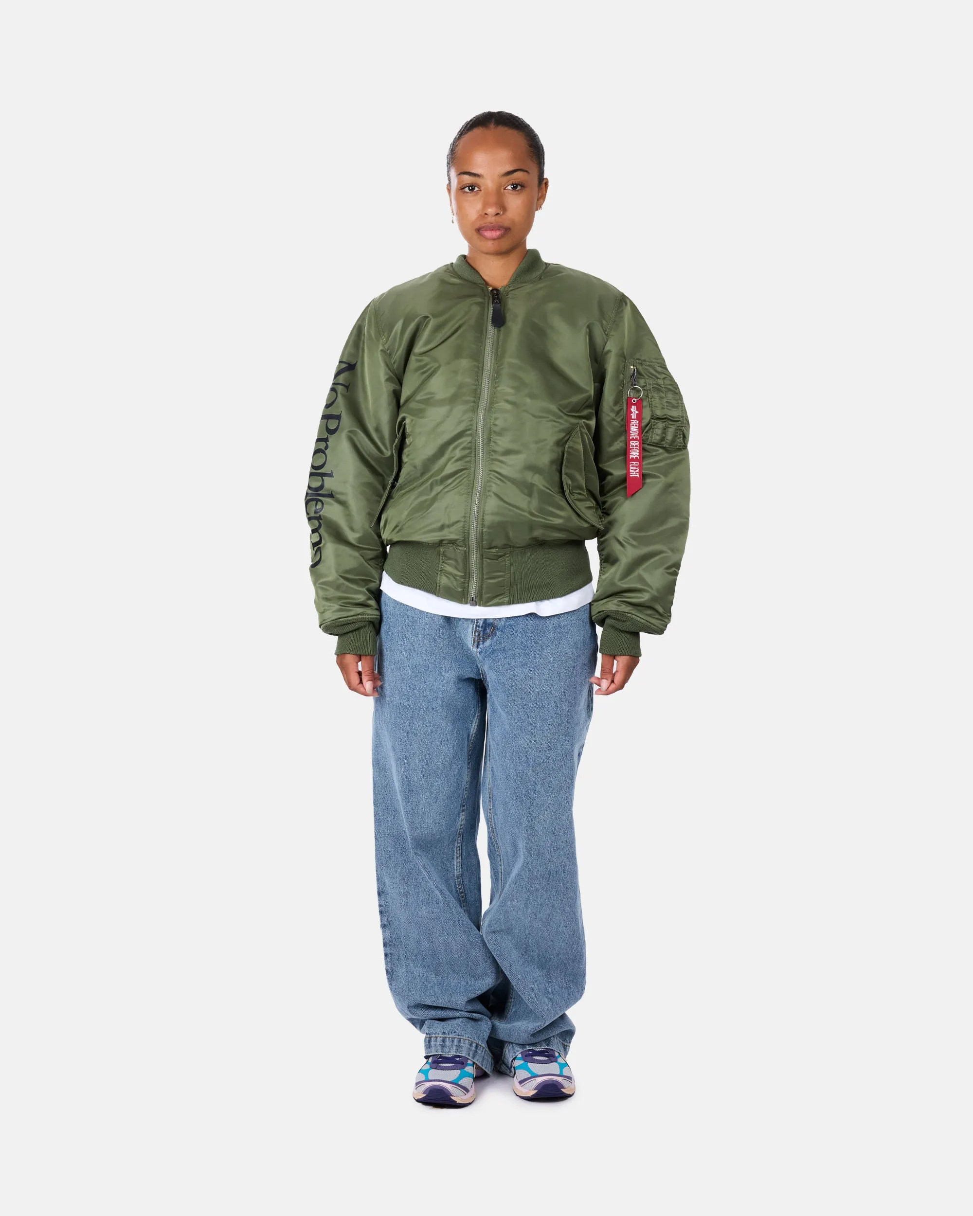 Alpha Industries No War MA-1 Jacket sold by NAKED CPH product image thumbnail 2