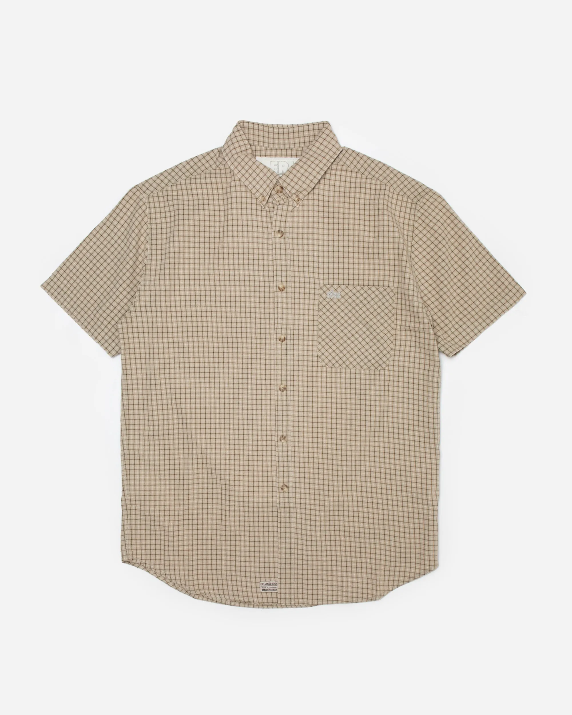 Unisex Plaid Short Sleeved Shirt sold by NAKED CPH