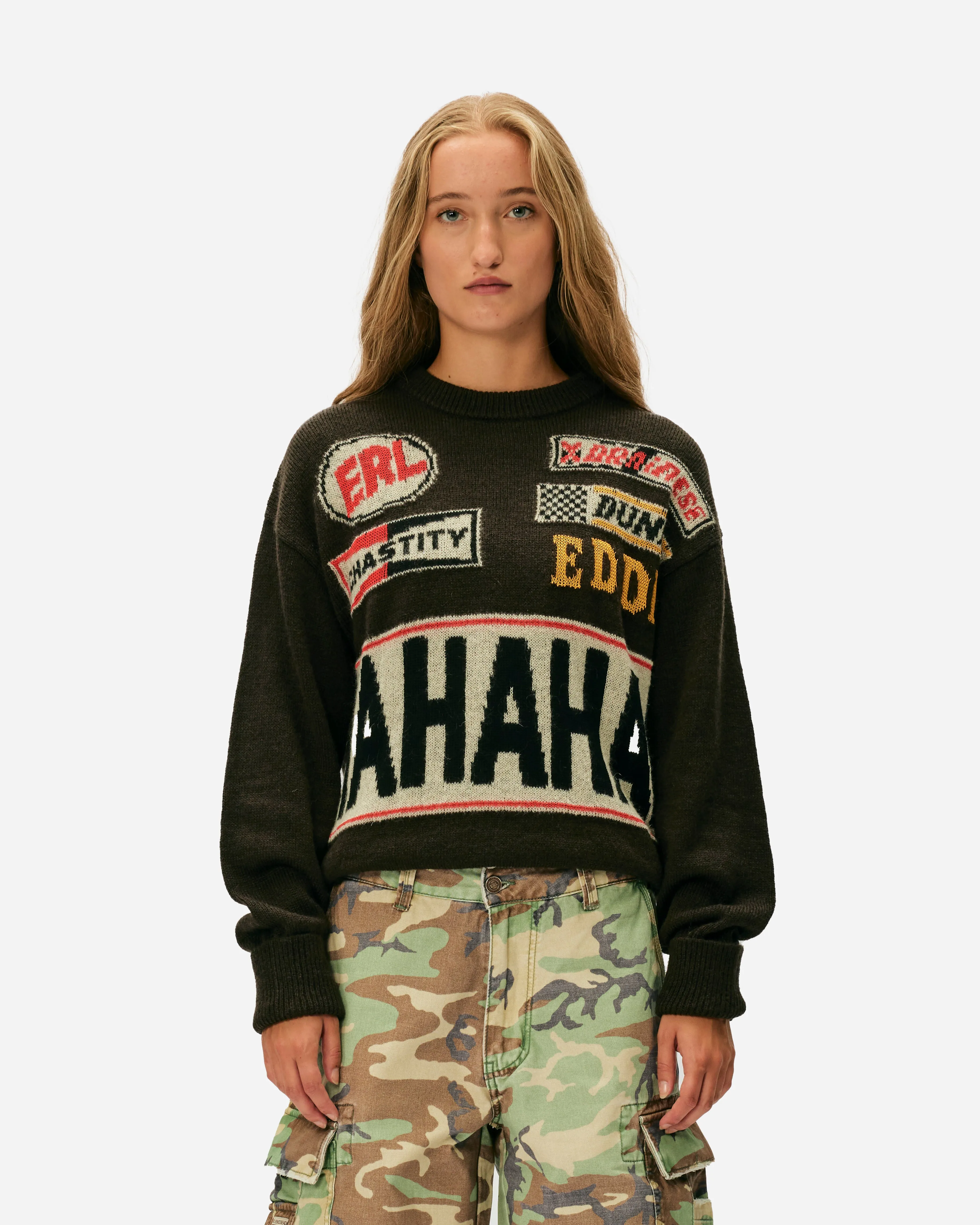 Unisex HAHAHAH Wool Mohair Sweater sold by NAKED CPH product image thumbnail 2