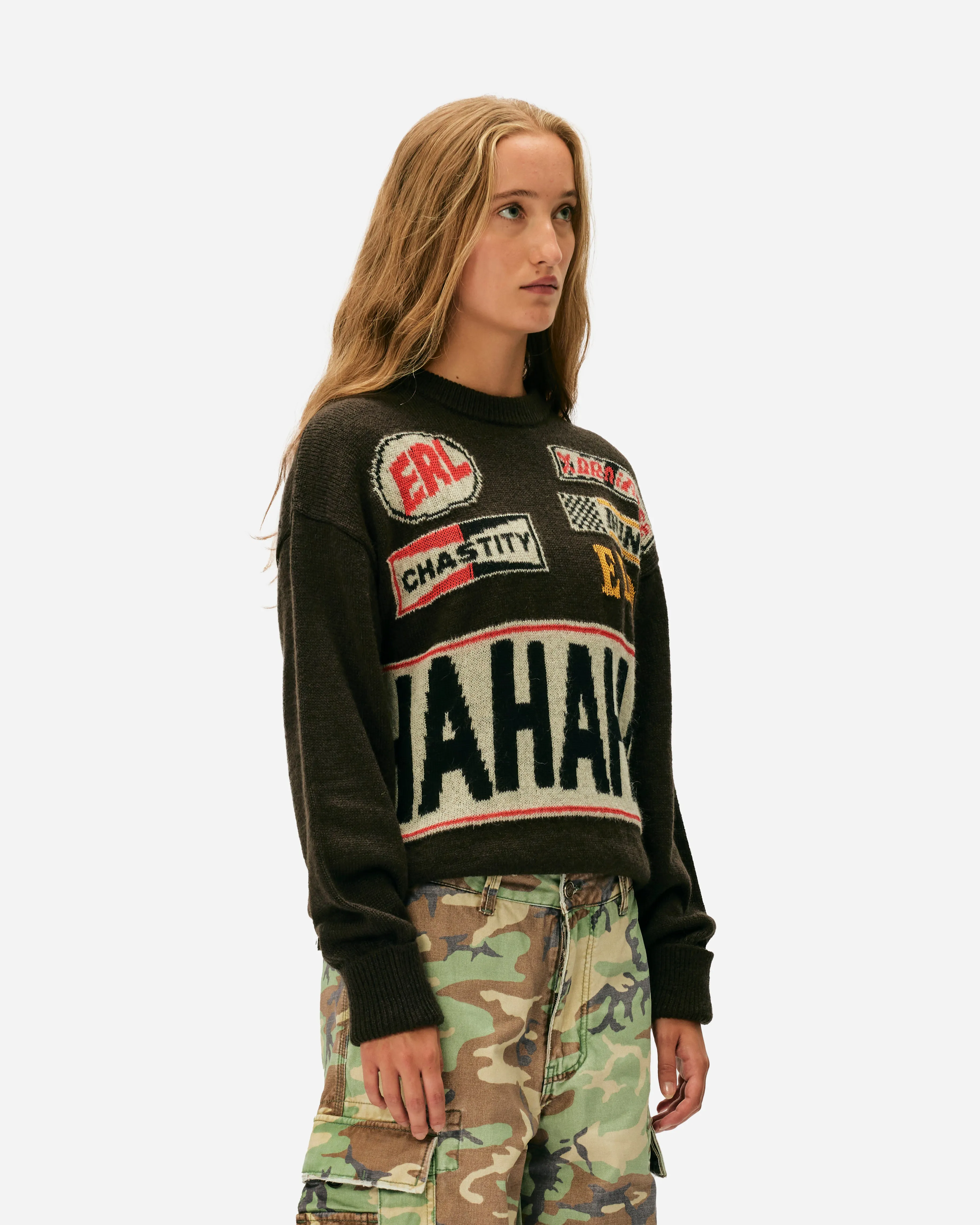 Unisex HAHAHAH Wool Mohair Sweater sold by NAKED CPH product image thumbnail 3